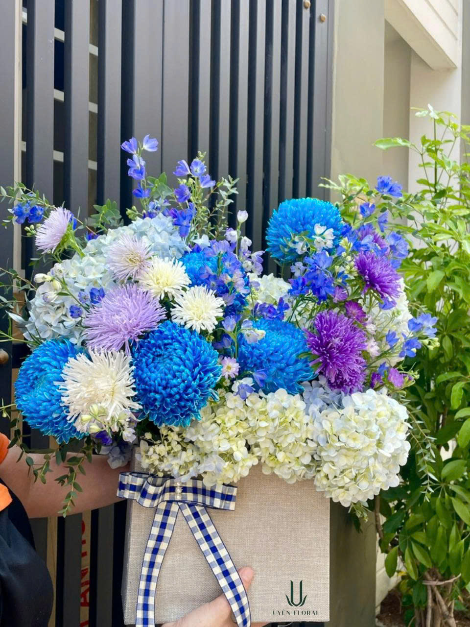 Giỏ Hoa Khai Trương Mini Để Bàn